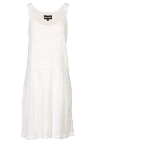 Emporio Armani Dress sz 40 White Eyelet NWT $355